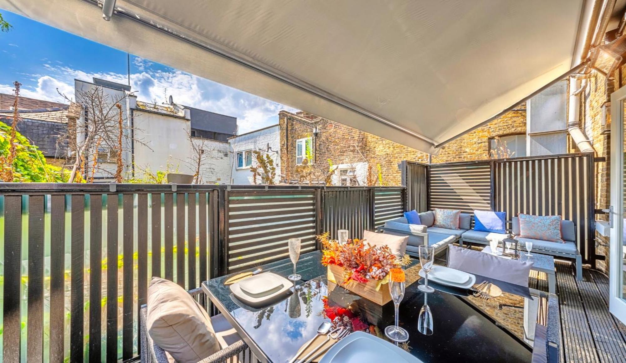 Designer Victorian Flat With Large Terrace Leilighet London Eksteriør bilde