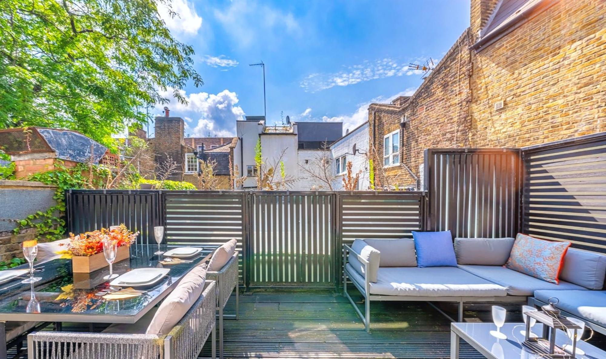 Designer Victorian Flat With Large Terrace Leilighet London Eksteriør bilde