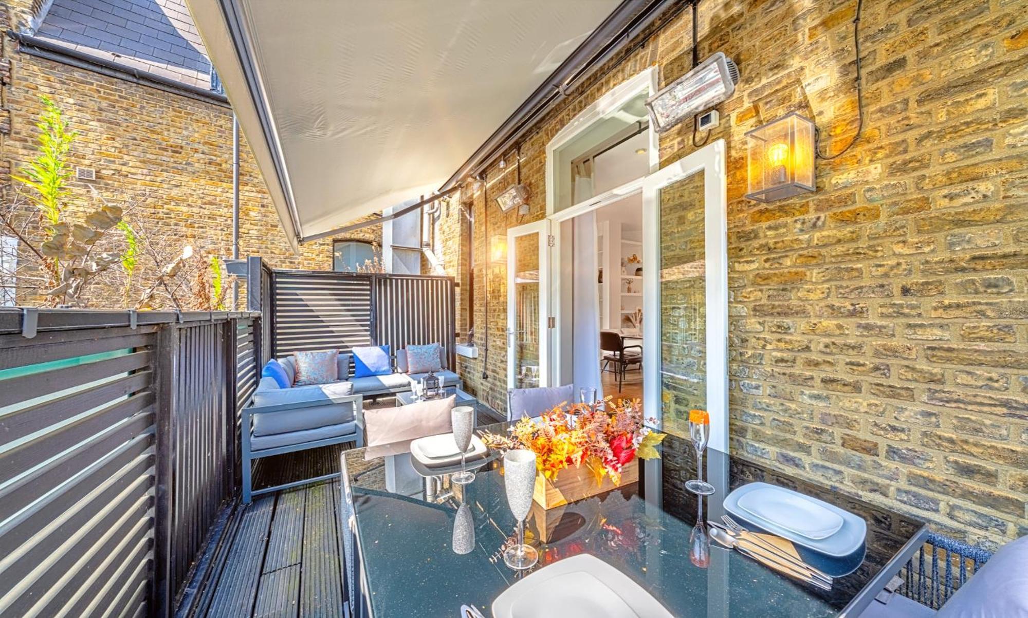 Designer Victorian Flat With Large Terrace Leilighet London Eksteriør bilde