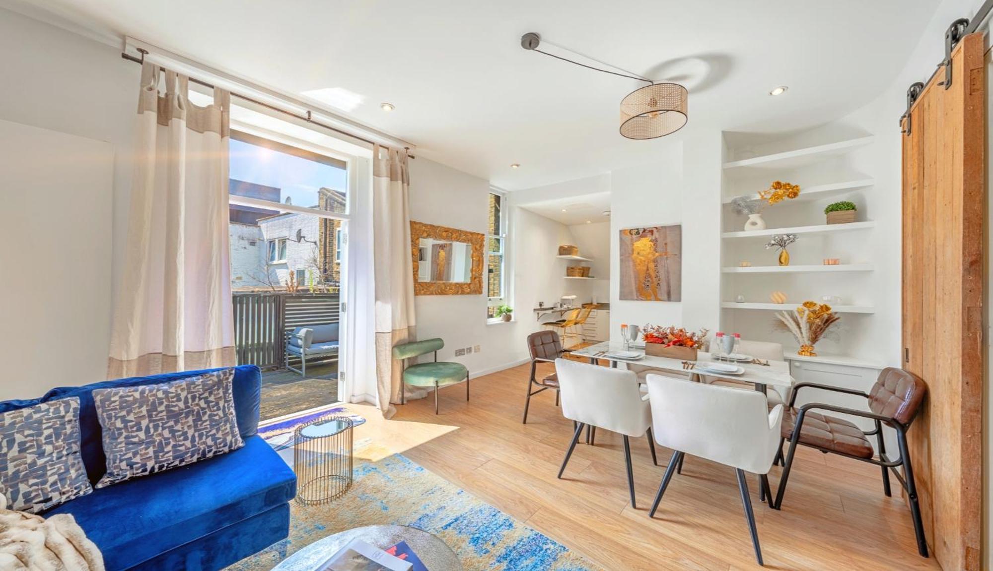 Designer Victorian Flat With Large Terrace Leilighet London Eksteriør bilde