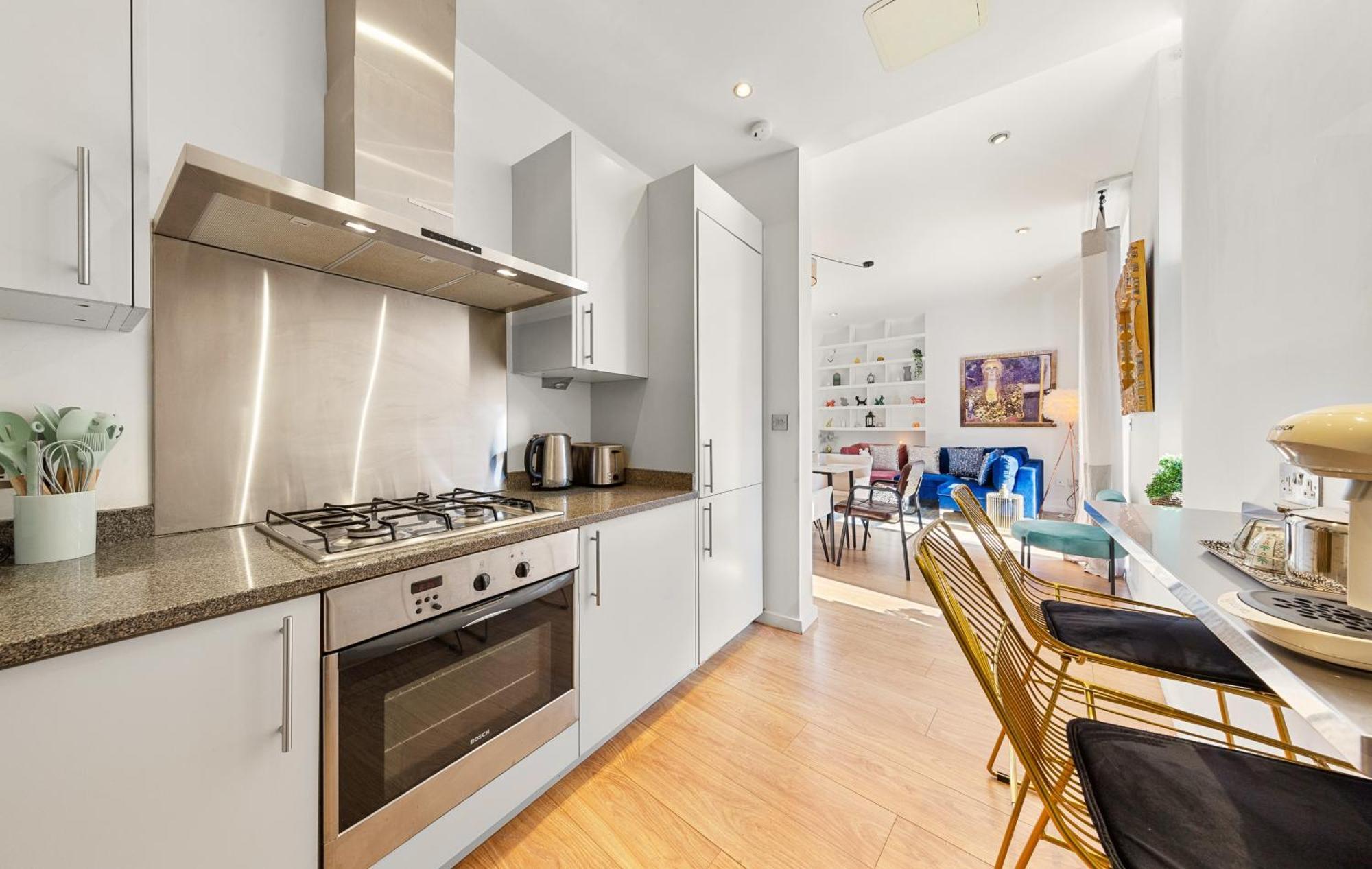 Designer Victorian Flat With Large Terrace Leilighet London Eksteriør bilde