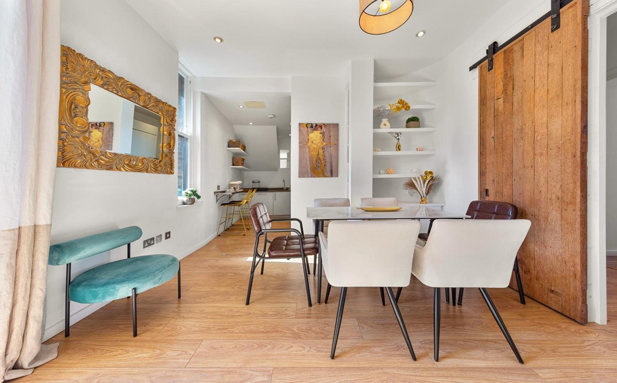 Designer Victorian Flat With Large Terrace Leilighet London Eksteriør bilde